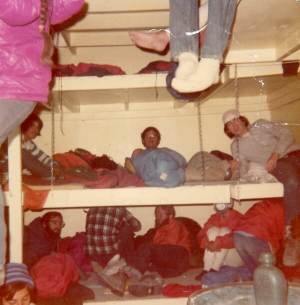 Inside the Bunk House at Camp Muir